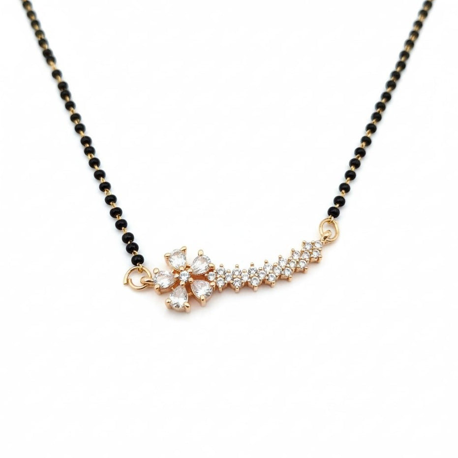 Blushing Rose Mangalsutra - Opal Touch