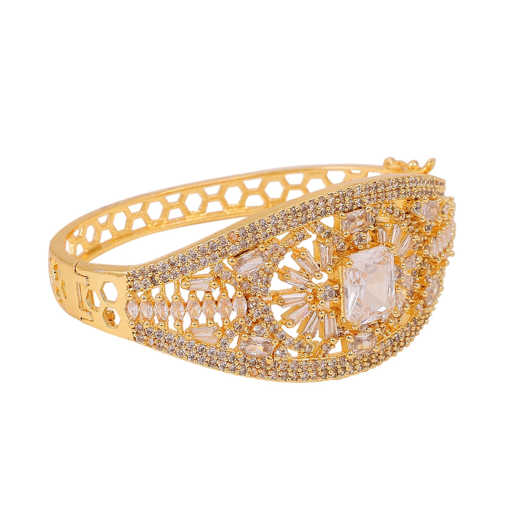 Opal Touch - Bridal Cubic Zirconia Bracelet - Bracelet