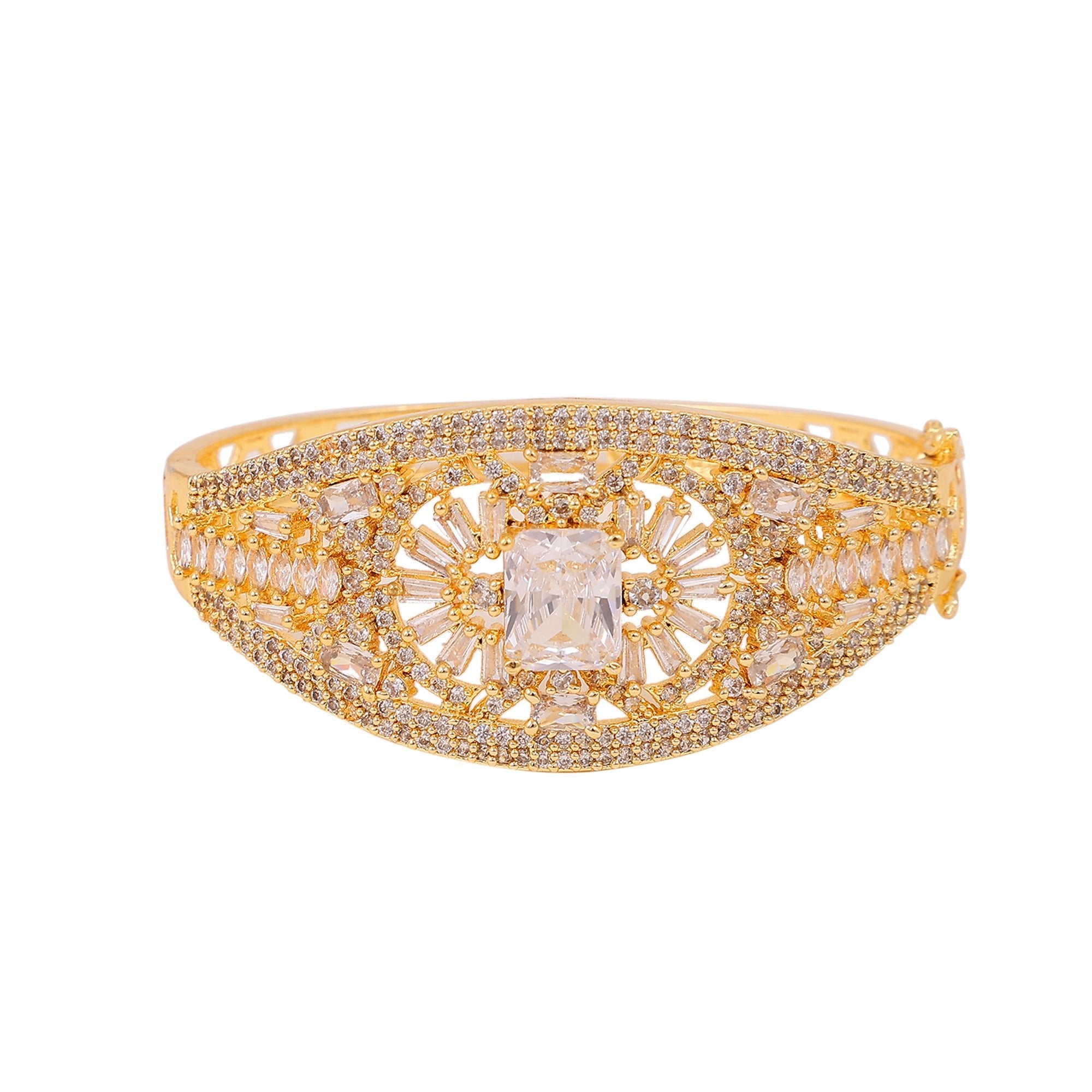 Opal Touch - Bridal Cubic Zirconia Bracelet - Bracelet