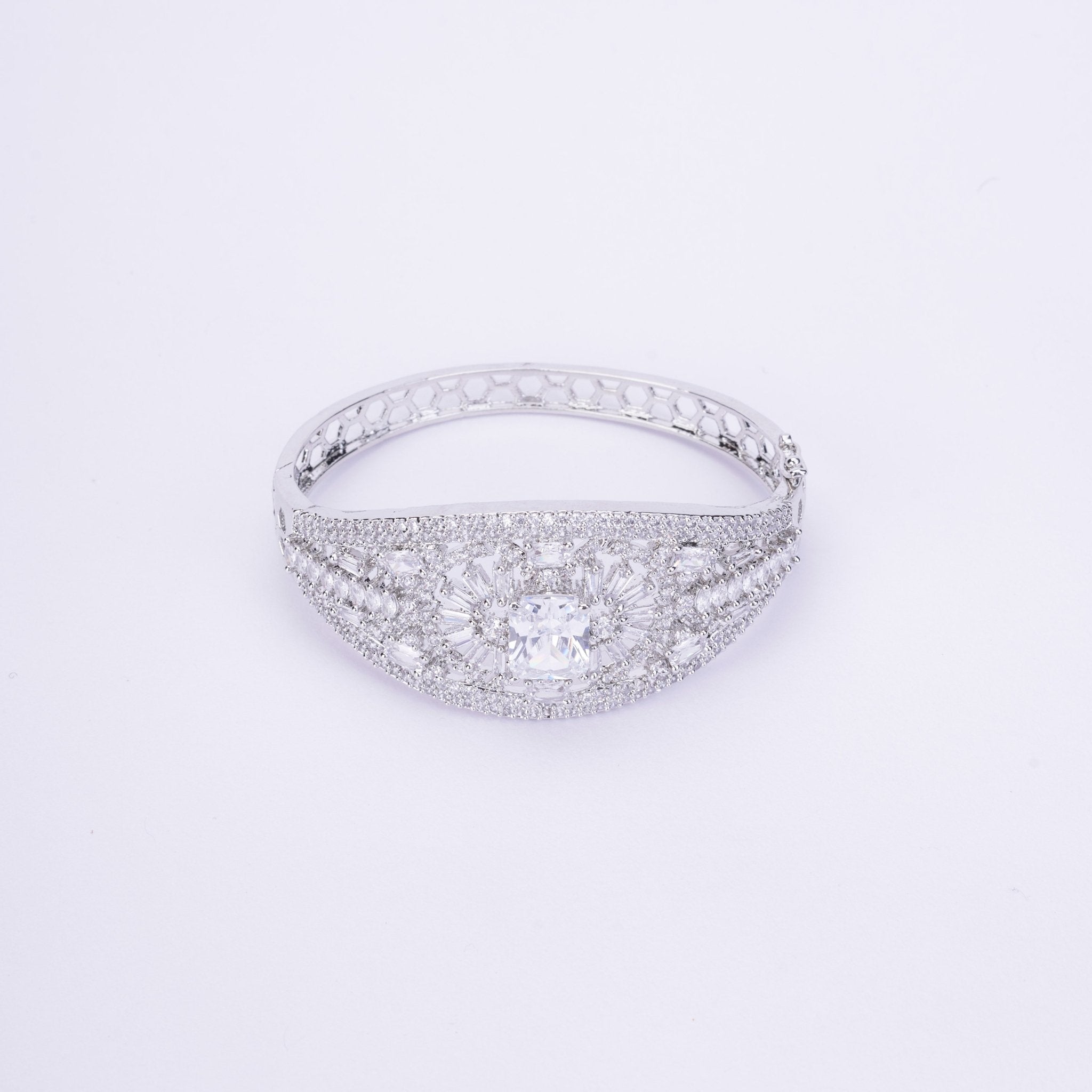 Opal Touch - Bridal Cubic Zirconia Bracelet - Bracelet