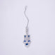 Opal Touch - Bridal Cubic Zirconia Chocker Necklace Set With Tika - Necklace