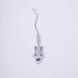 Opal Touch - Bridal Cubic Zirconia Chocker Necklace Set With Tika - Necklace