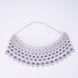 Opal Touch - Bridal Cubic Zirconia Chocker Necklace Set With Tika - Necklace