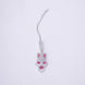 Opal Touch - Bridal Cubic Zirconia Chocker Necklace Set With Tika - Necklace
