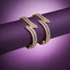 Opal Touch - Cascading Twilight Whispers Gold Bangles (Pack of 2) - Bangles