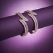 Opal Touch - Cascading Twilight Whispers Rose Gold Bangles (Pack of 2) - Bangles