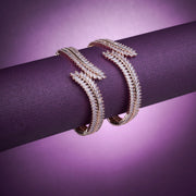 Opal Touch - Cascading Twilight Whispers Rose Gold Bangles (Pack of 2) - Bangles