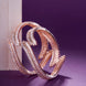 Opal Touch - Cascading Twilight Whispers Rose Gold Bangles (Pack of 2) - Bangles