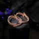 Cascading Twilight Whispers Rose Gold Bangles (Pack of 2) - Opal Touch