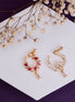Nose Pin - Celestial Bloom Combo Gold Plated Nose pins - Opal Touch