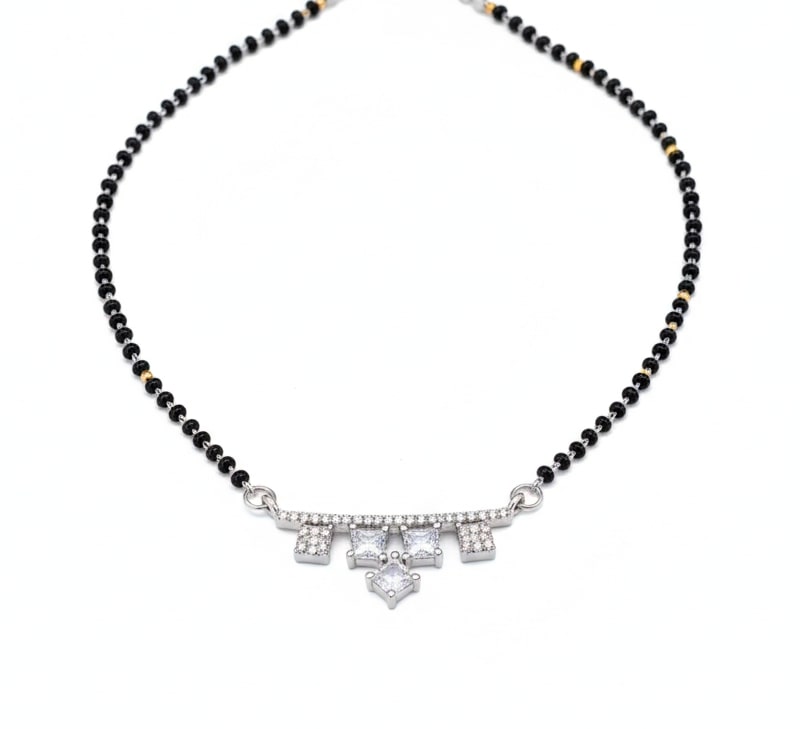 Celestial Bond Mangalsutra - Opal Touch