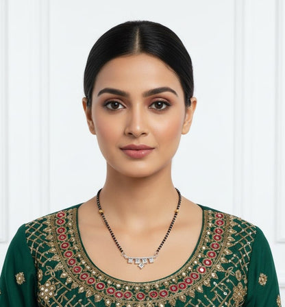 Celestial Bond Mangalsutra - Opal Touch