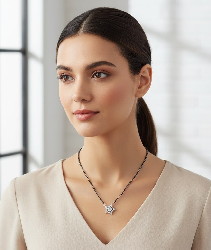 Celestial Charms Mangalsutra - Opal Touch