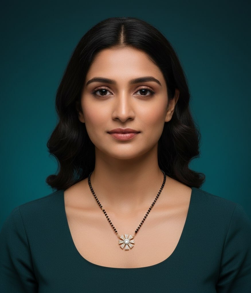 Celestial Gold Mangalsutra - Opal Touch