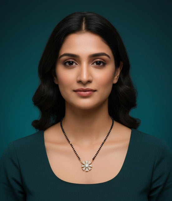 Celestial Gold Mangalsutra - Opal Touch