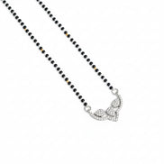 Celestial Knot Rhodium Mangalsutra - Opal Touch