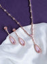 Necklace - Celestial Rose Gold Necklace - Opal Touch