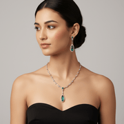 Celestial Rose Gold Necklace - Opal Touch
