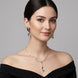 Celestial Rose Gold Necklace - Opal Touch
