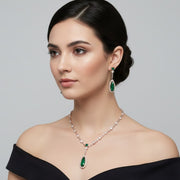 Celestial Rose Gold Necklace - Opal Touch