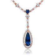 Celestial Rose Gold Necklace - Opal Touch