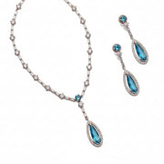 Celestial Rose Gold Necklace - Opal Touch