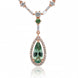 Celestial Rose Gold Necklace - Opal Touch
