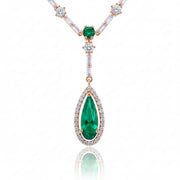 Celestial Rose Gold Necklace - Opal Touch