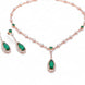 Celestial Rose Gold Necklace - Opal Touch