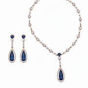 Celestial Rose Gold Necklace - Opal Touch