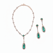 Celestial Rose Gold Necklace - Opal Touch