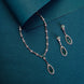 Celestial Rose Gold Necklace - Opal Touch