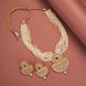Necklace - Chandra - Mukuta Gold Plated Necklace Set - Opal Touch