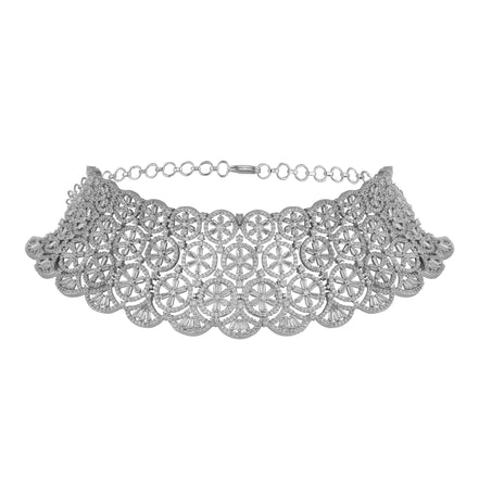 Opal Touch - Chic Choker Necklace -