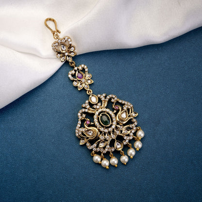 Tika - Classic Aaranya Shine Maang Tika - Opal Touch