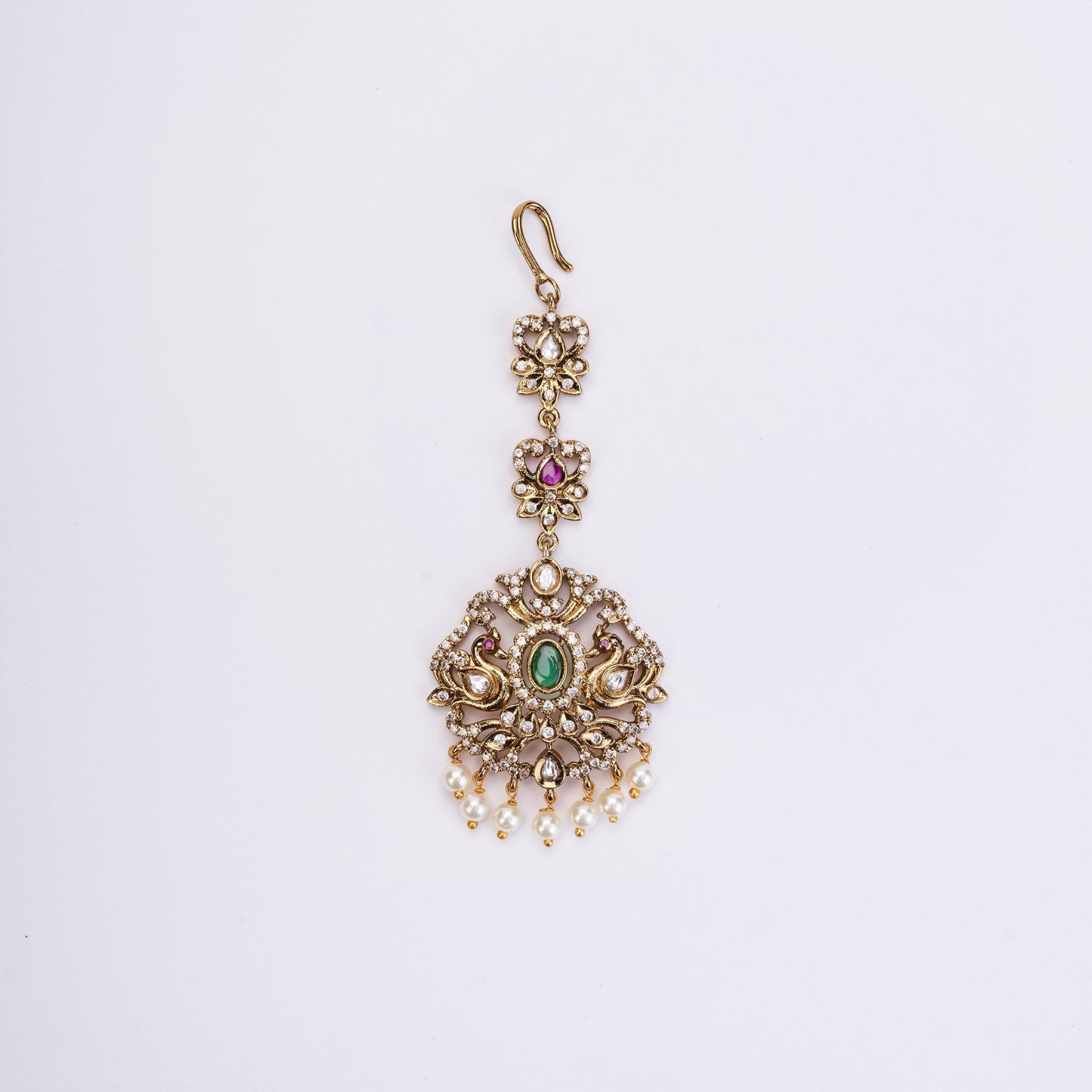 Tika - Classic Aaranya Shine Maang Tika - Opal Touch