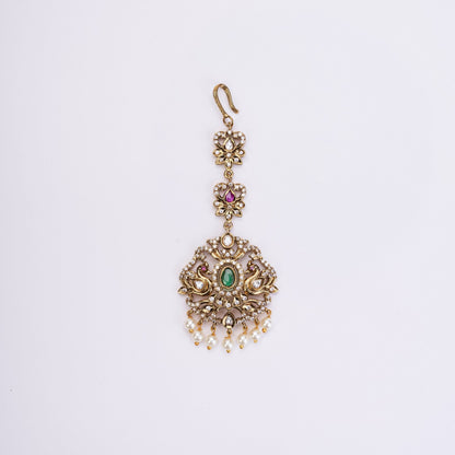 Tika - Classic Aaranya Shine Maang Tika - Opal Touch