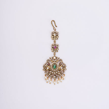 Tika - Classic Aaranya Shine Maang Tika - Opal Touch