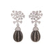 Opal Touch - Classic Black Dangle Earrings - Earrings