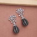 Opal Touch - Classic Black Dangle Earrings - Earrings