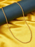 Chain - Classic Flat Weave Gold Plated Chain - Opal Touch