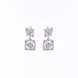 Opal Touch - Classic Rhodium Earrings - Earrings