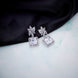 Opal Touch - Classic Rhodium Earrings - Earrings
