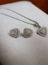 Opal Touch - Classic White Locket Set in Rhodium - Locket Set