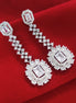 Opal Touch - Classic White Rhodium Earrings - Earrings