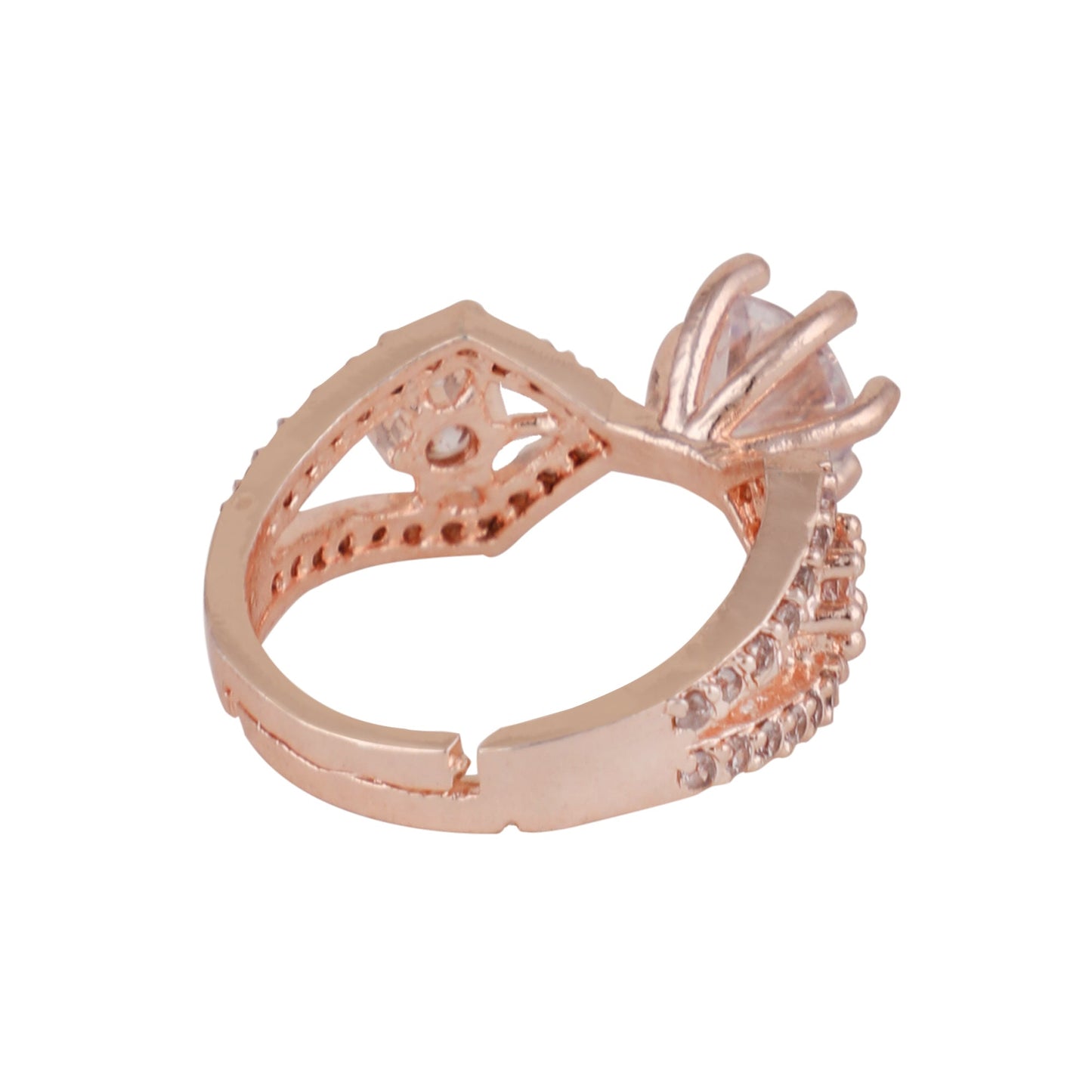 Opal Touch - Cluster Diamond Ring - Rings