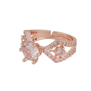 Opal Touch - Cluster Diamond Ring - Rings