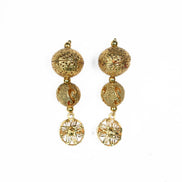 Necklace - Coral Beaded Gold Plated Necklace Set - Opal Touch
