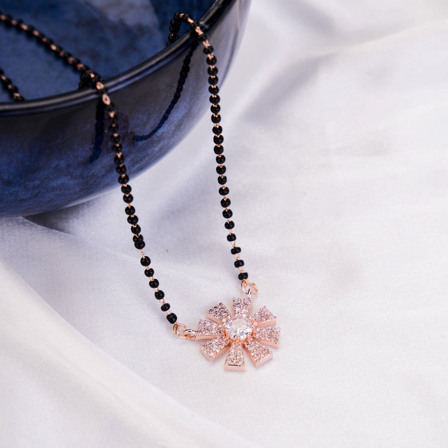 Mangalsutra - Crimson Bliss Mangalsutra - Opal Touch