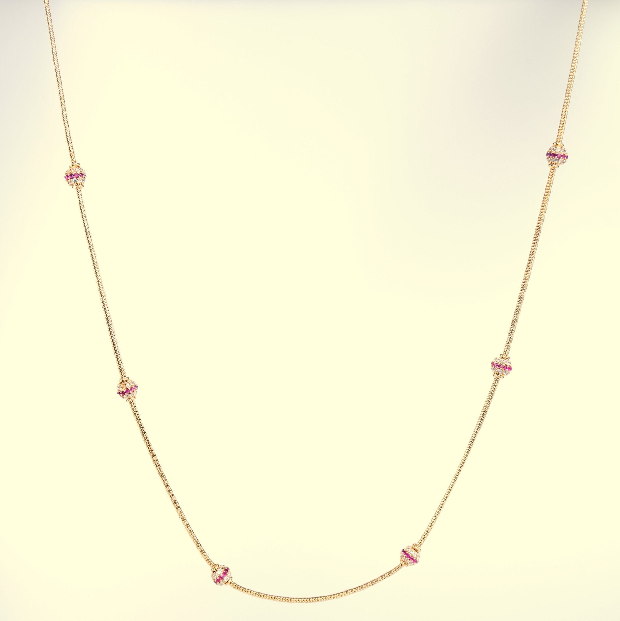 Opal Touch - Crimson Charm Chain - Chain
